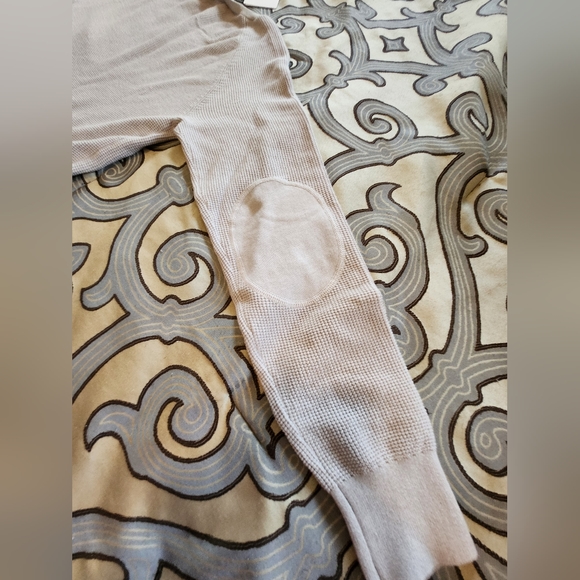 SOLD!!! $175 Onia Waffle Knit Cotton Cashmere Sweater Men’s Sz M Light Grey. - Picture 5 of 11